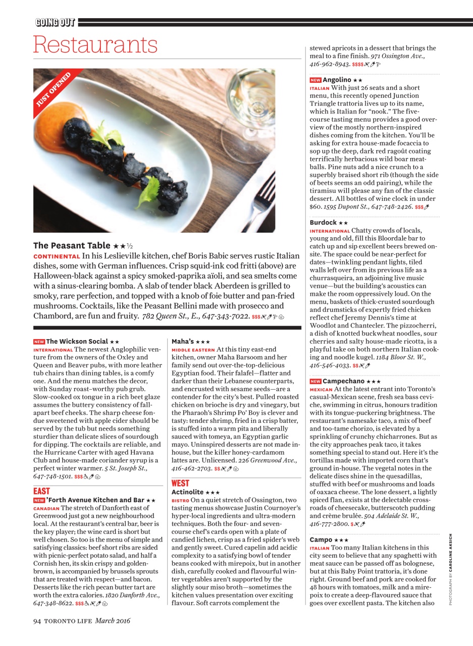 Toronto Life Preview Pages
