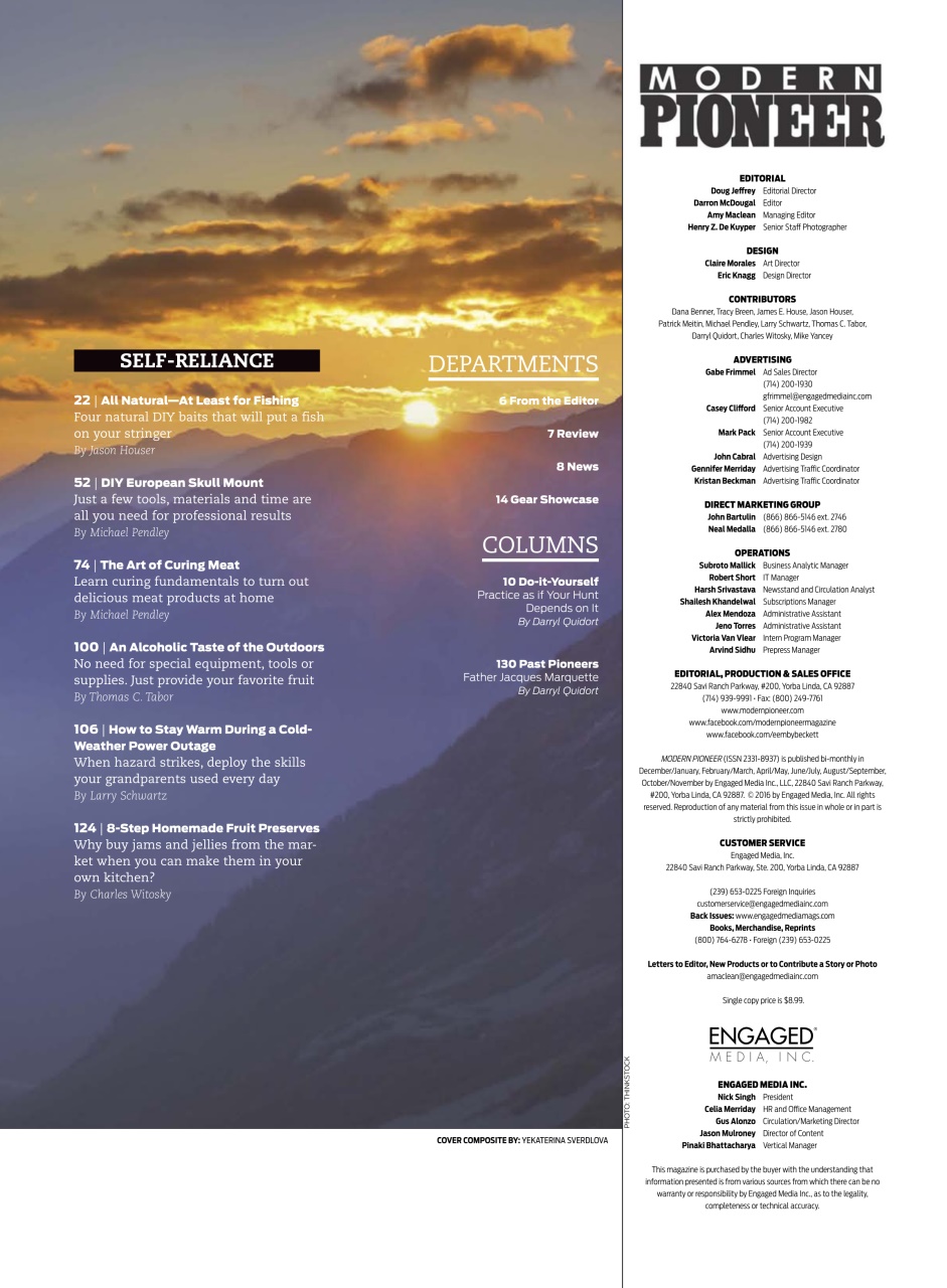 Modern Pioneer Preview Pages