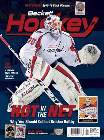 Beckett Hockey Magazine issue March 2016