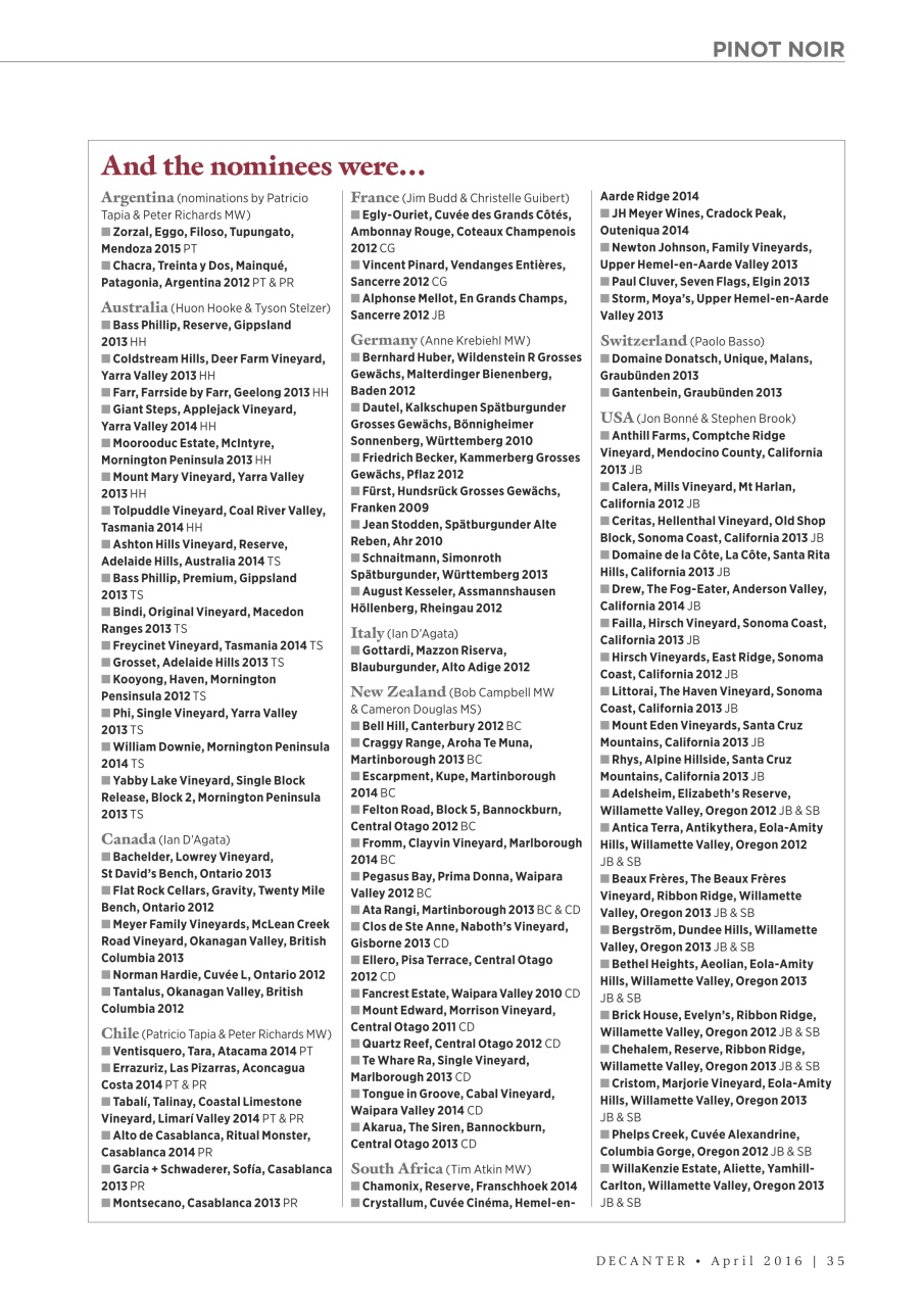 Decanter Preview Pages