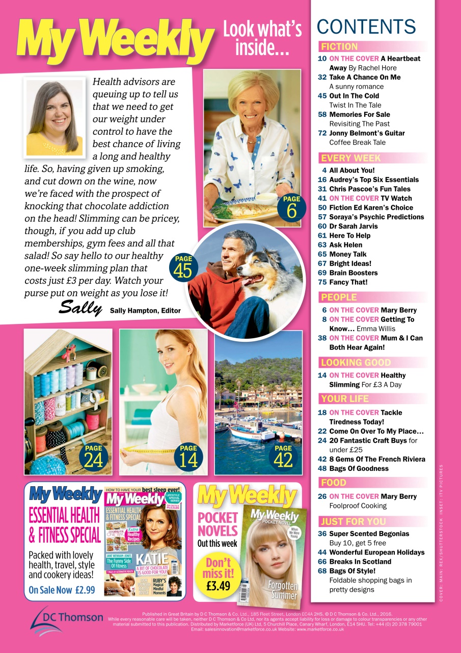 My Weekly Preview Pages