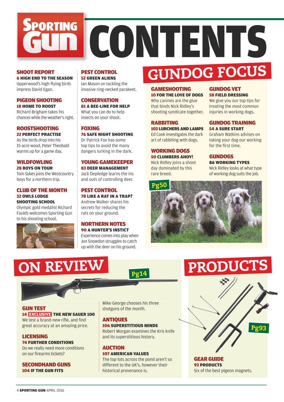 Sporting Gun Preview Pages