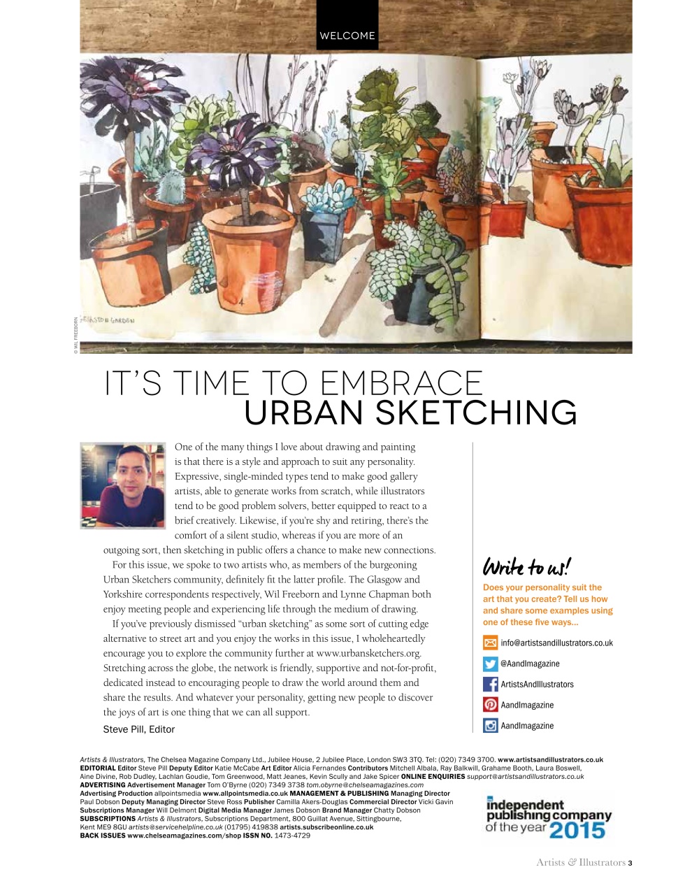 Artists & Illustrators Preview Pages
