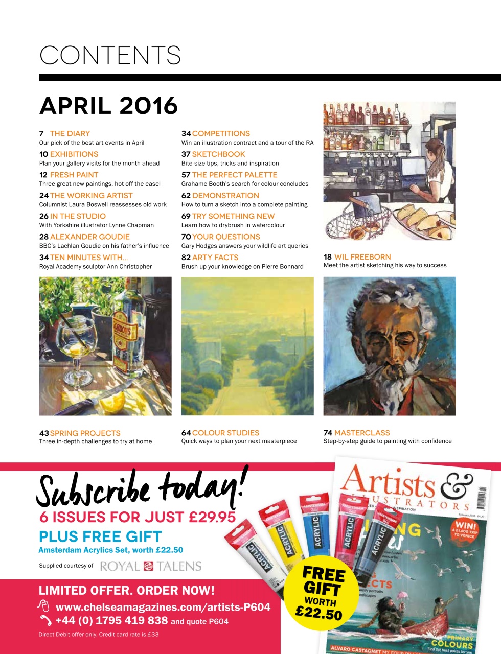 Artists & Illustrators Preview Pages
