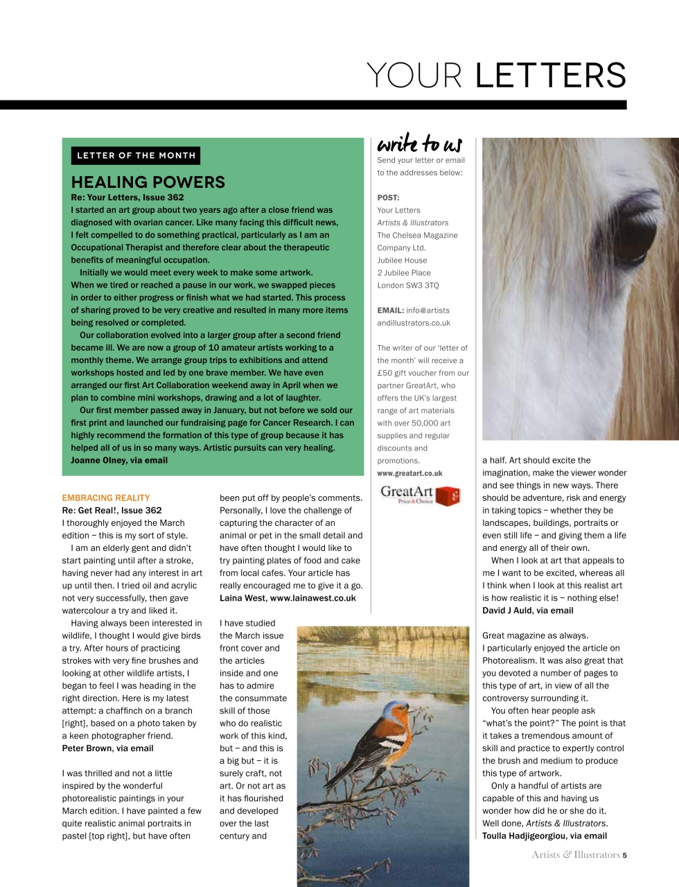Artists & Illustrators Preview Pages
