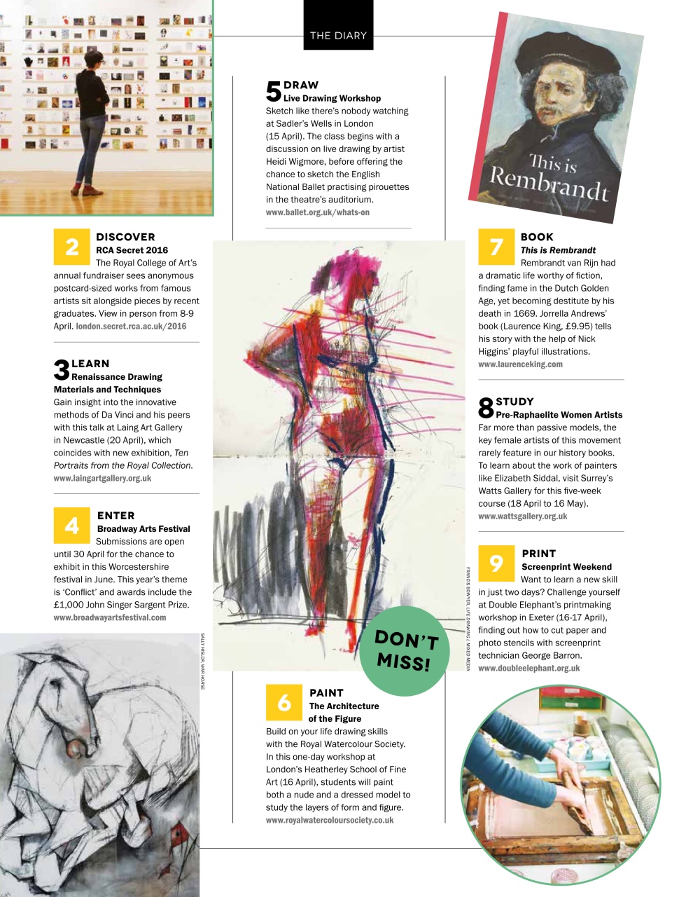 Artists & Illustrators Preview Pages