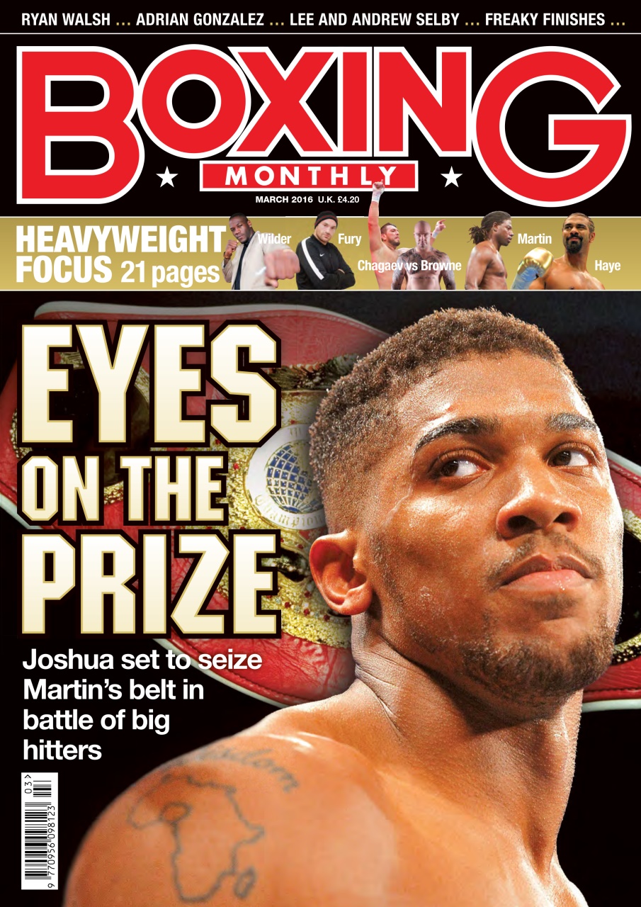 Boxing Monthly Preview Pages