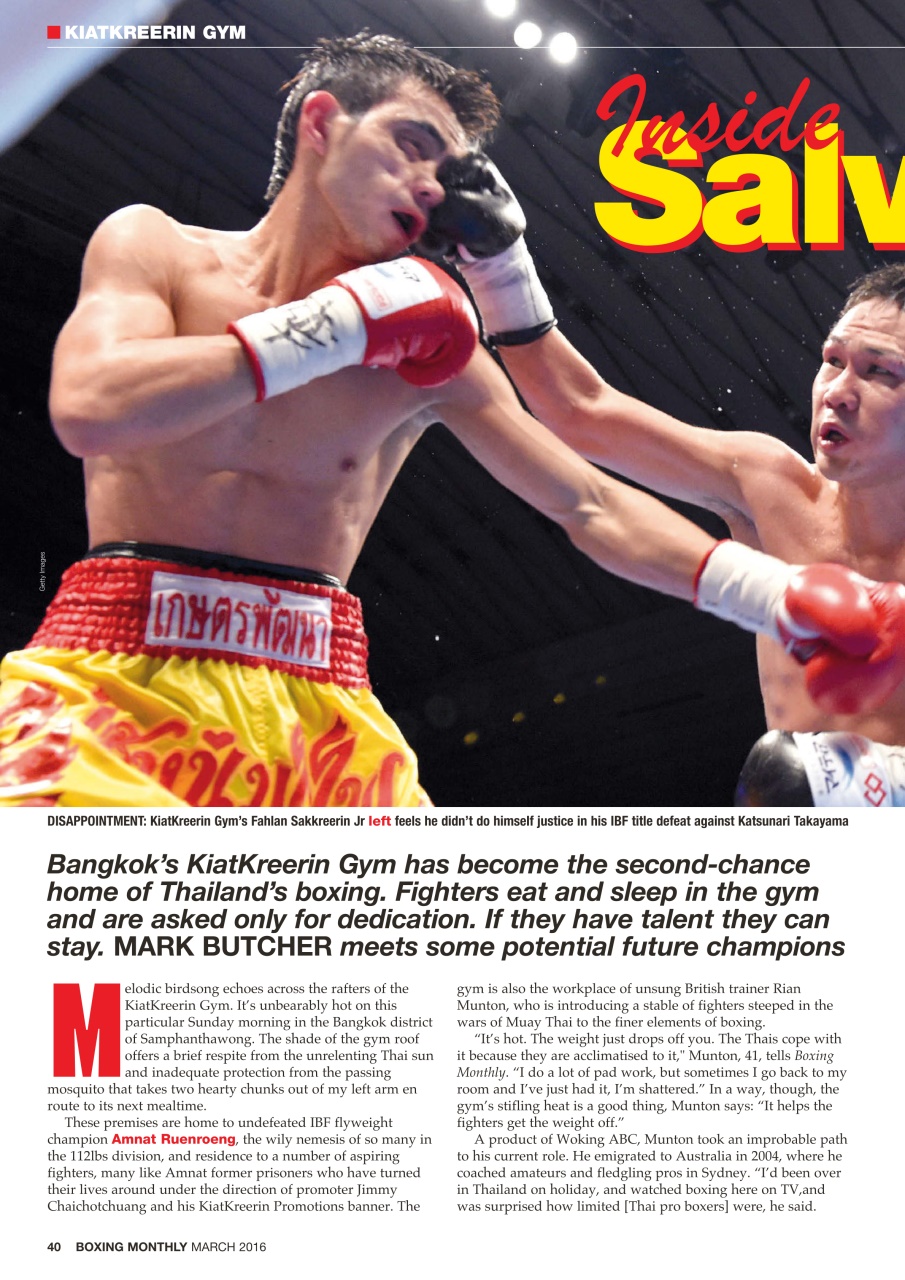 Boxing Monthly Preview Pages