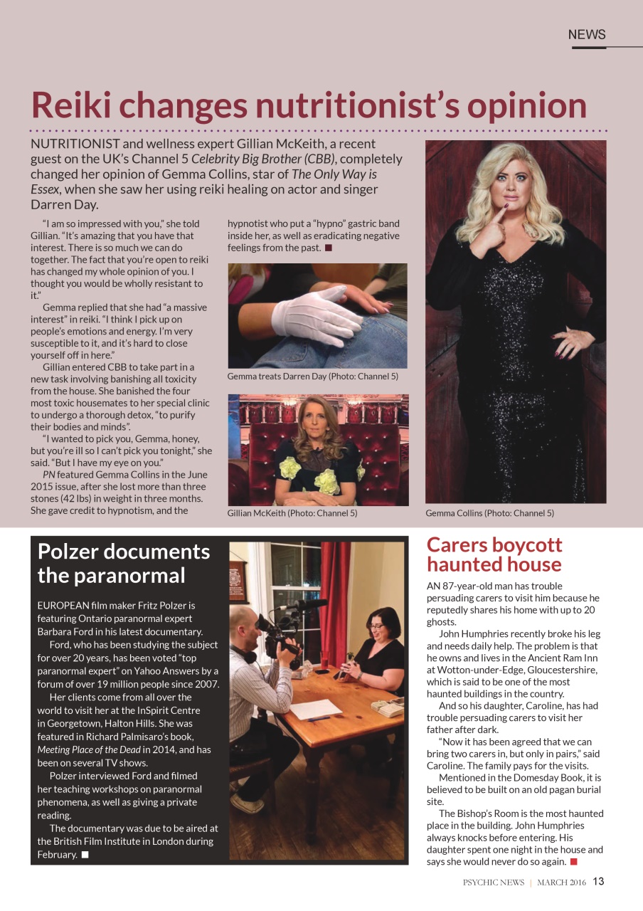 Psychic News Preview Pages