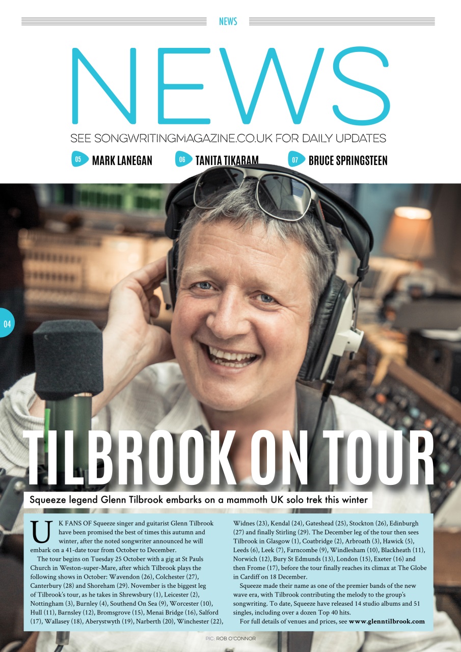 Songwriting Magazine Preview Pages