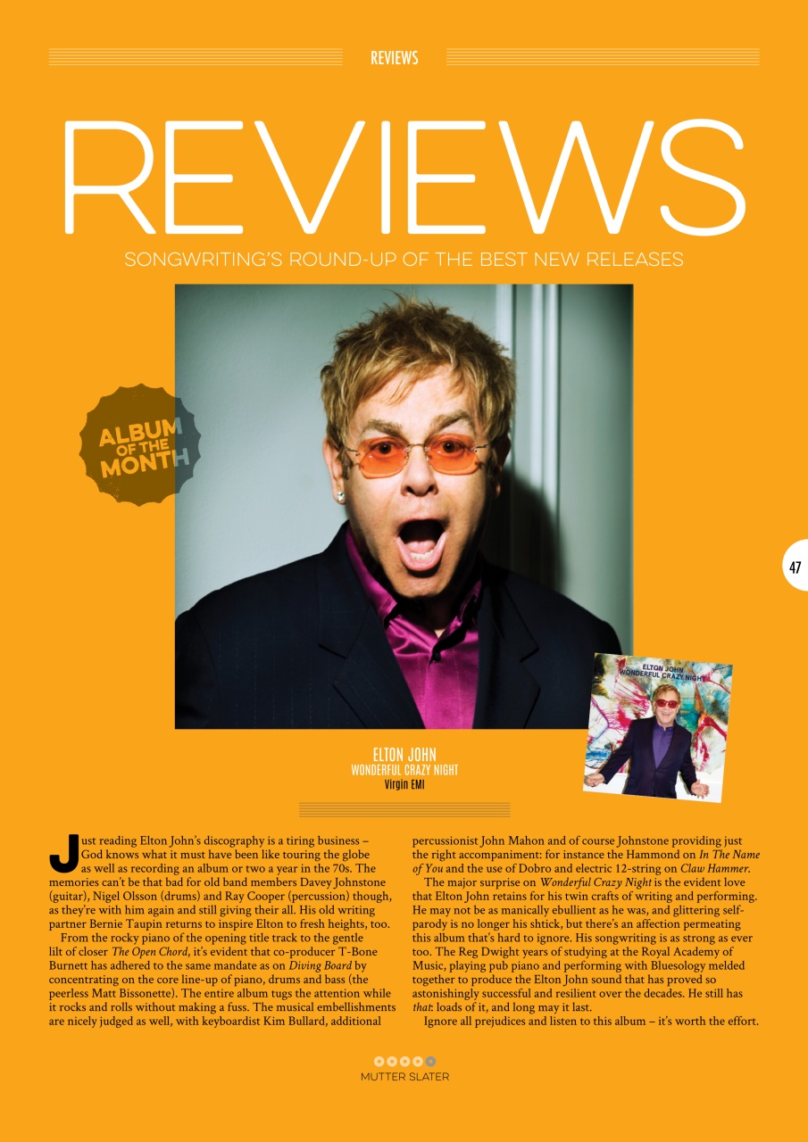 Songwriting Magazine Preview Pages
