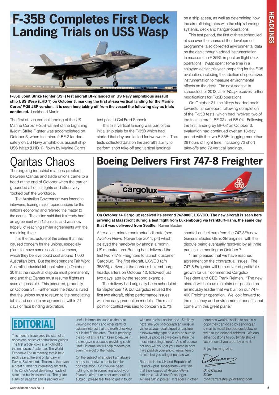 Aviation News Preview Pages