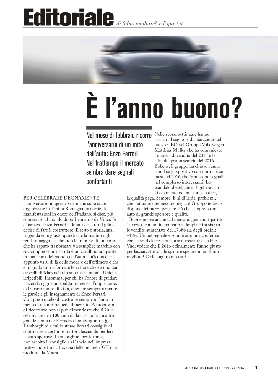 Automobilismo Preview Pages