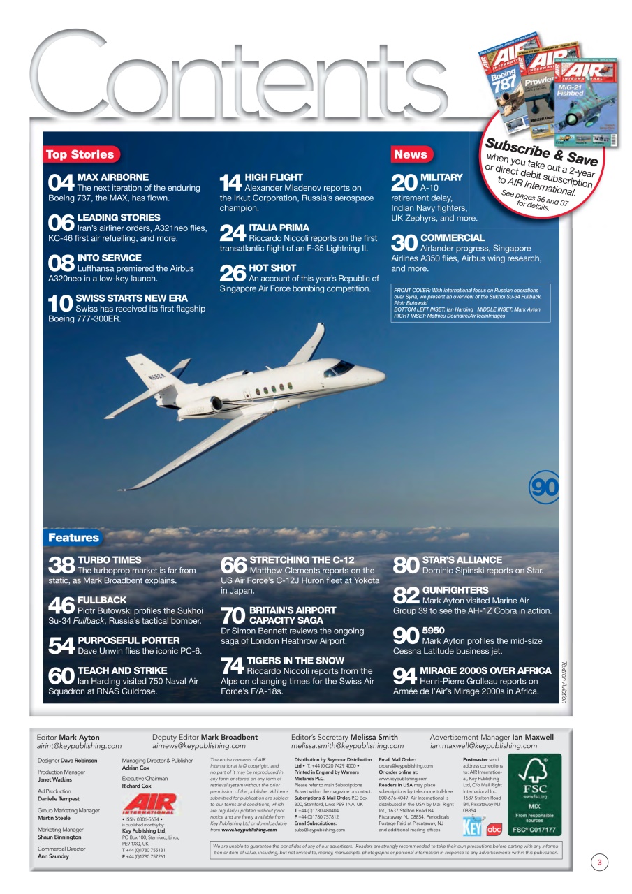 AIR International Preview Pages