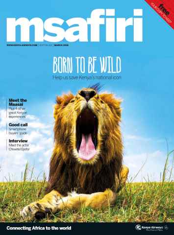 MSAFIRI – Kenya Airways Inflight issue March 2016