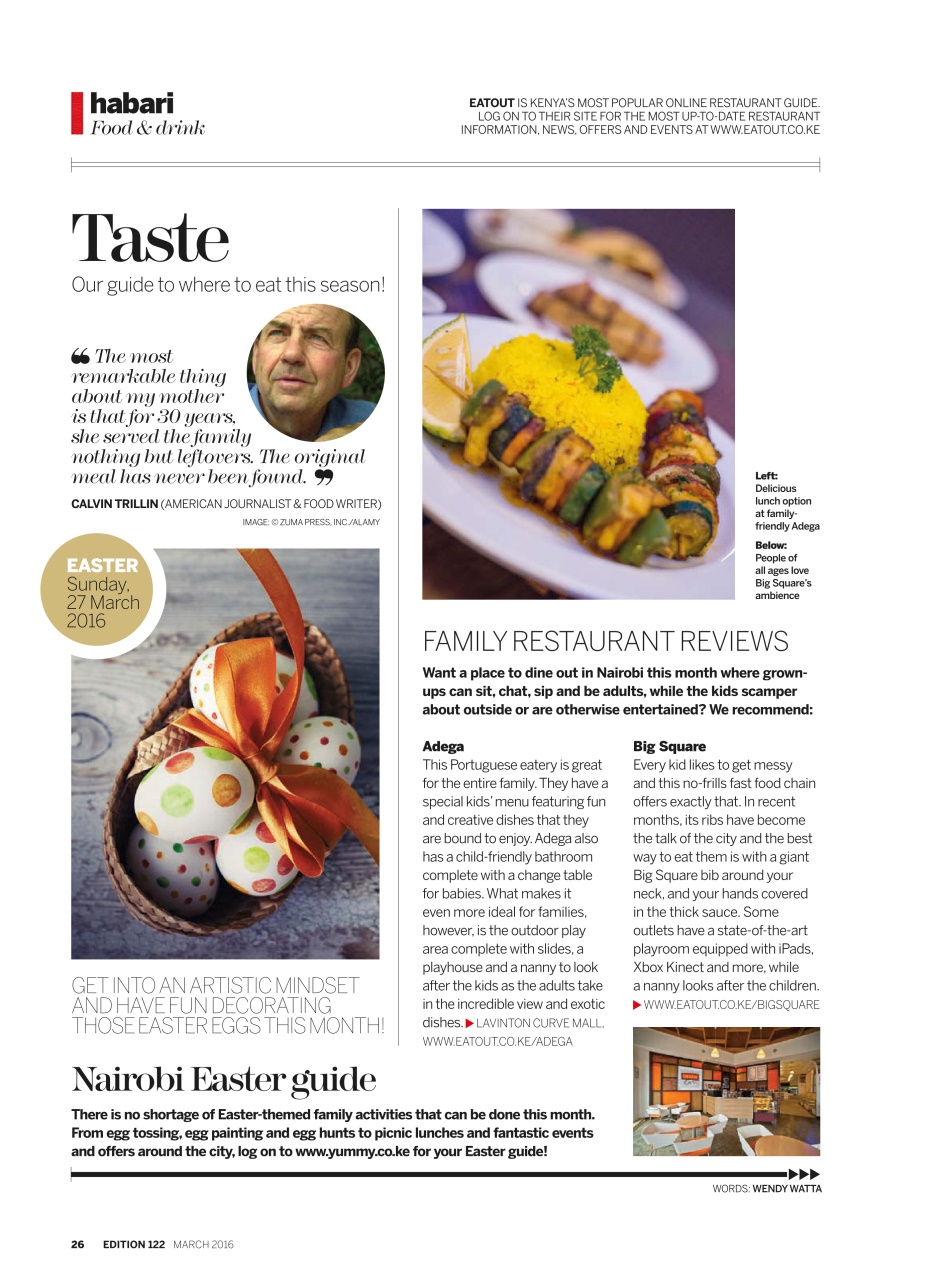 MSAFIRI – Kenya Airways Inflight Preview Pages