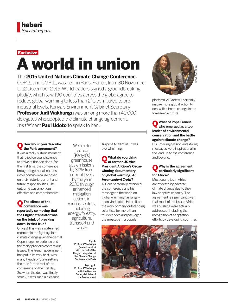 MSAFIRI – Kenya Airways Inflight Preview Pages