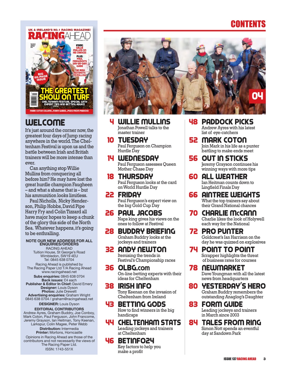 Racing Ahead Preview Pages