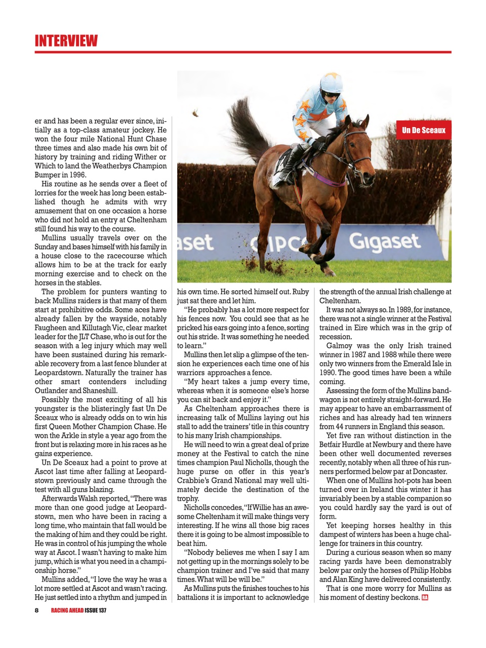 Racing Ahead Preview Pages