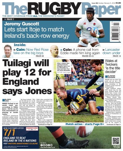 The Rugby Paper issue 