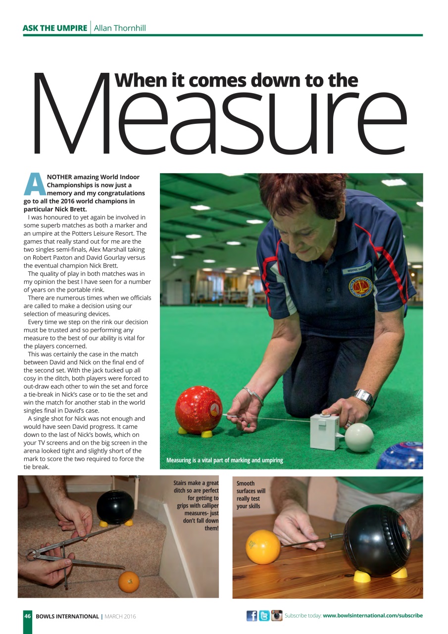 Bowls International Preview Pages