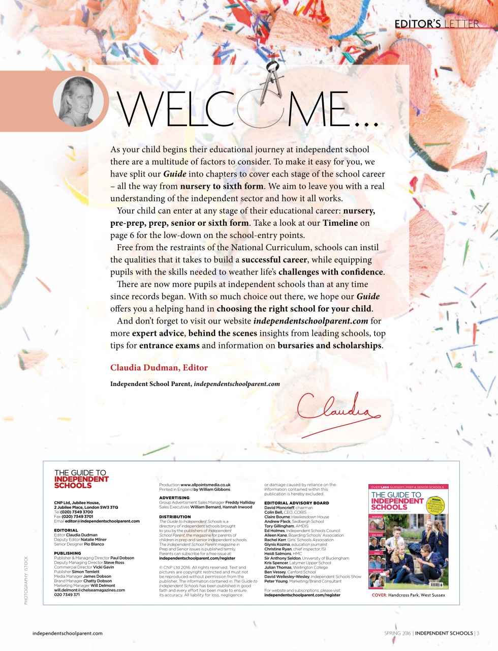 Independent School Parent Preview Pages