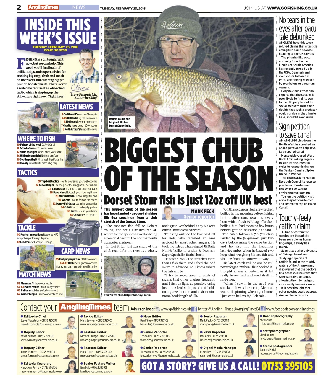 Angling Times Preview Pages