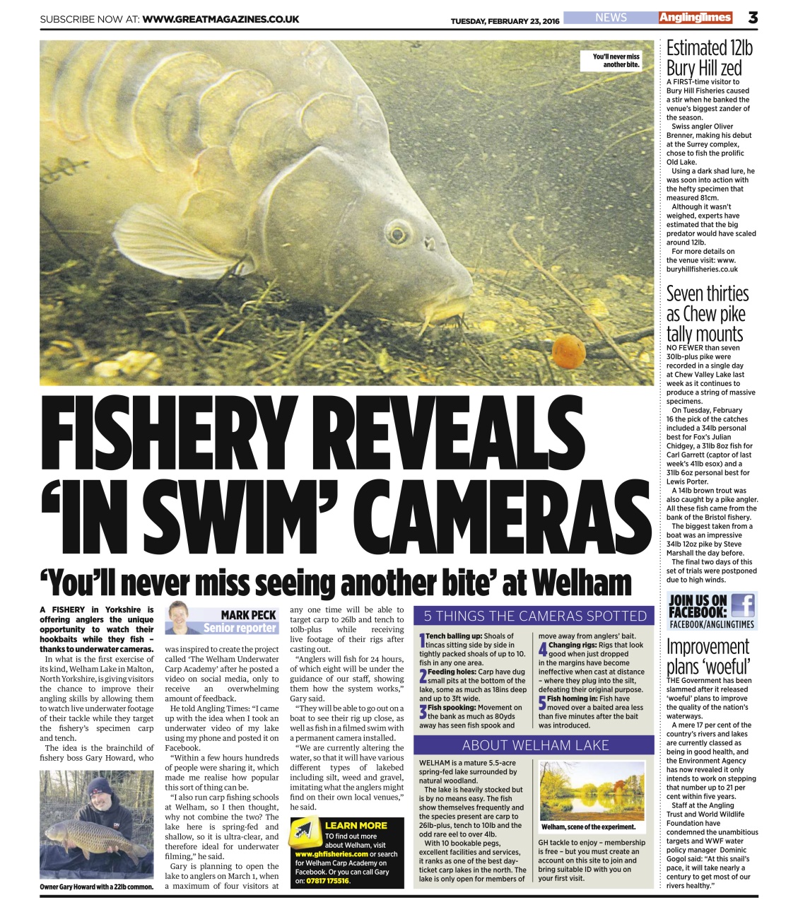 Angling Times Preview Pages