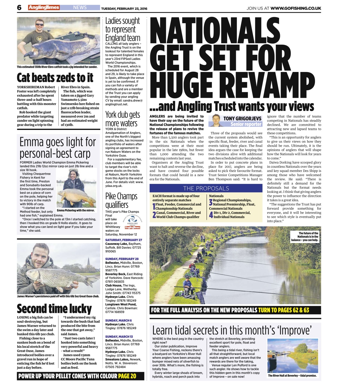 Angling Times Preview Pages