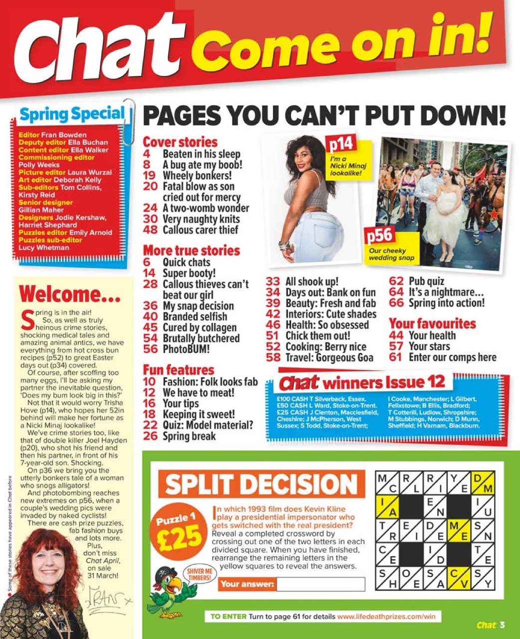 Chat Specials Preview Pages