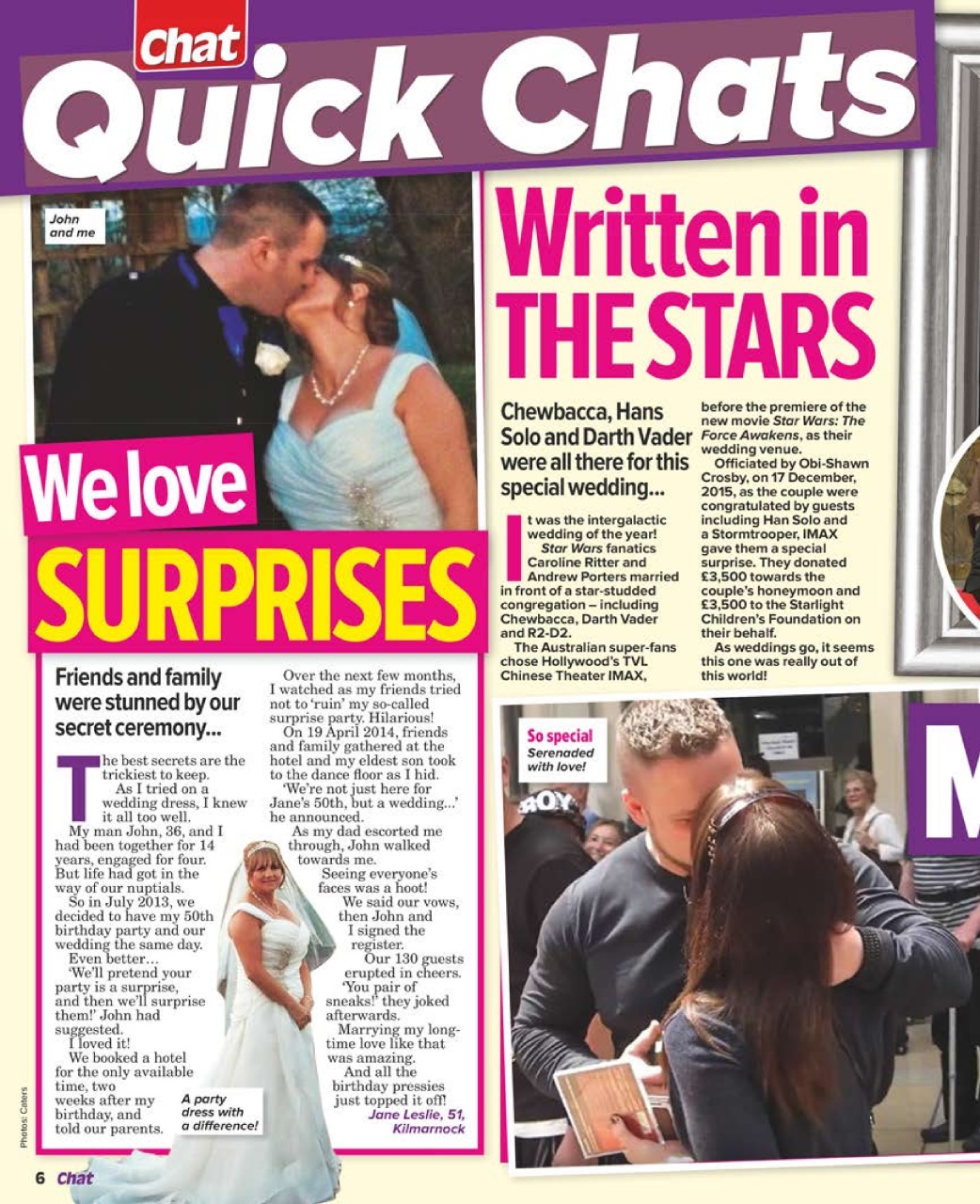 Chat Specials Preview Pages