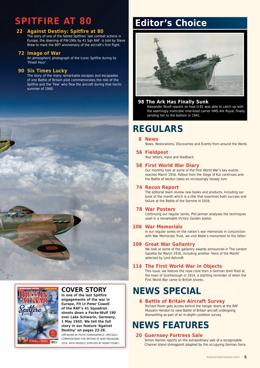 Britain at War Magazine Preview Pages