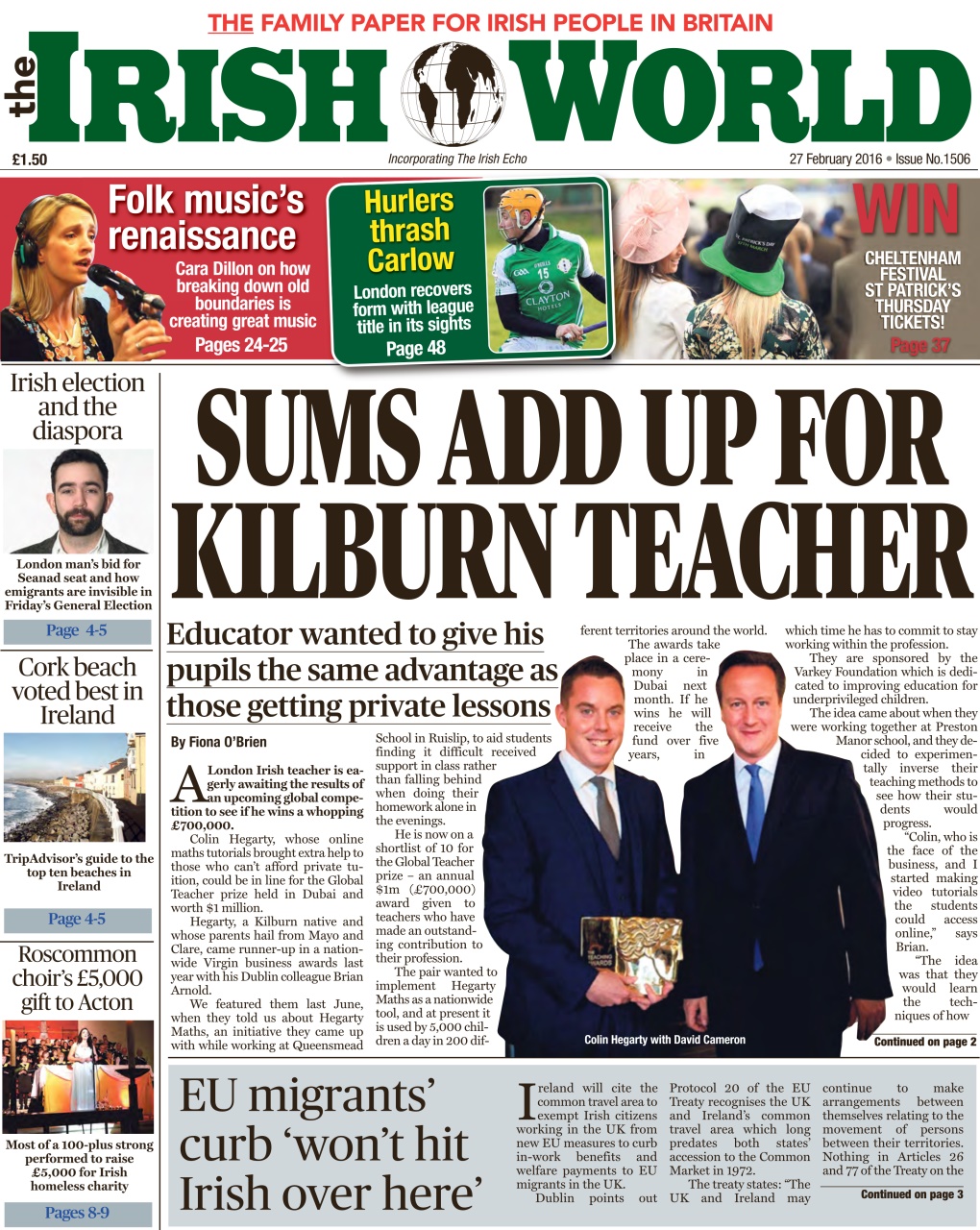 Irish World Preview Pages