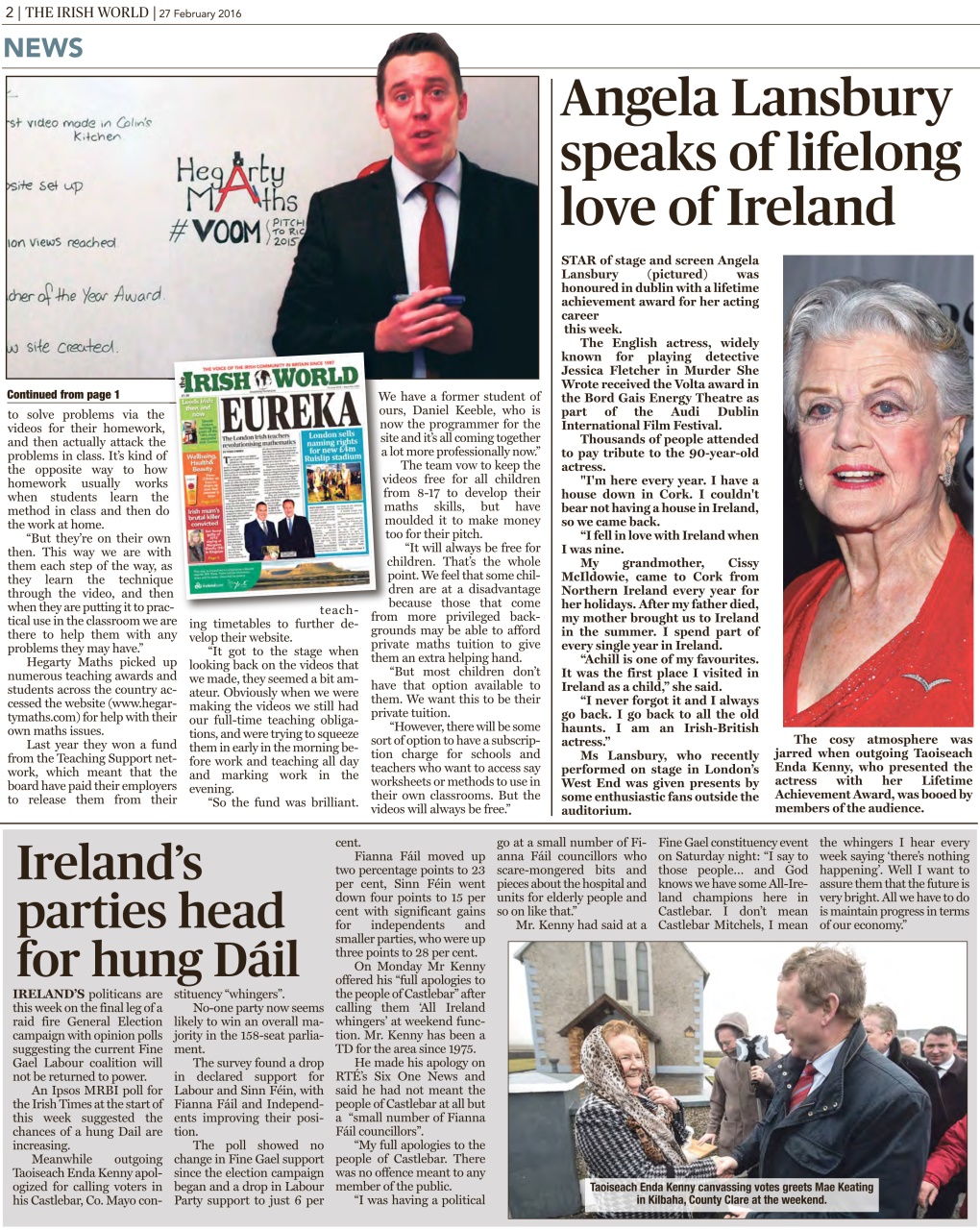 Irish World Preview Pages