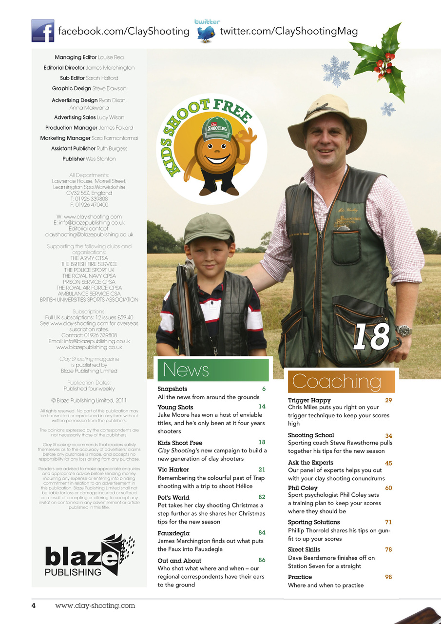 Clay Shooting Preview Pages