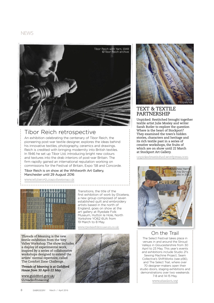 Embroidery Magazine Preview Pages