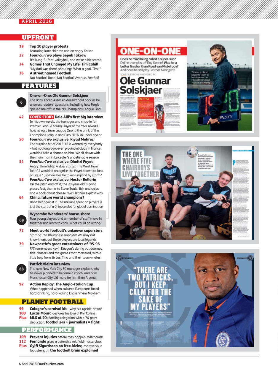 FourFourTwo Preview Pages