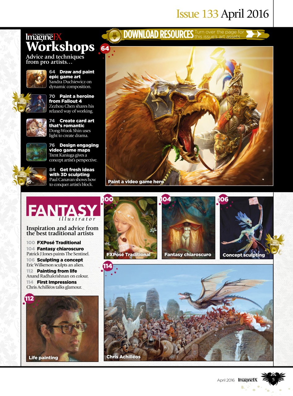 ImagineFX Preview Pages