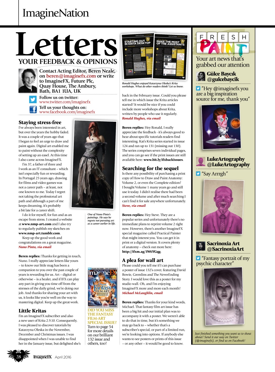 ImagineFX Preview Pages