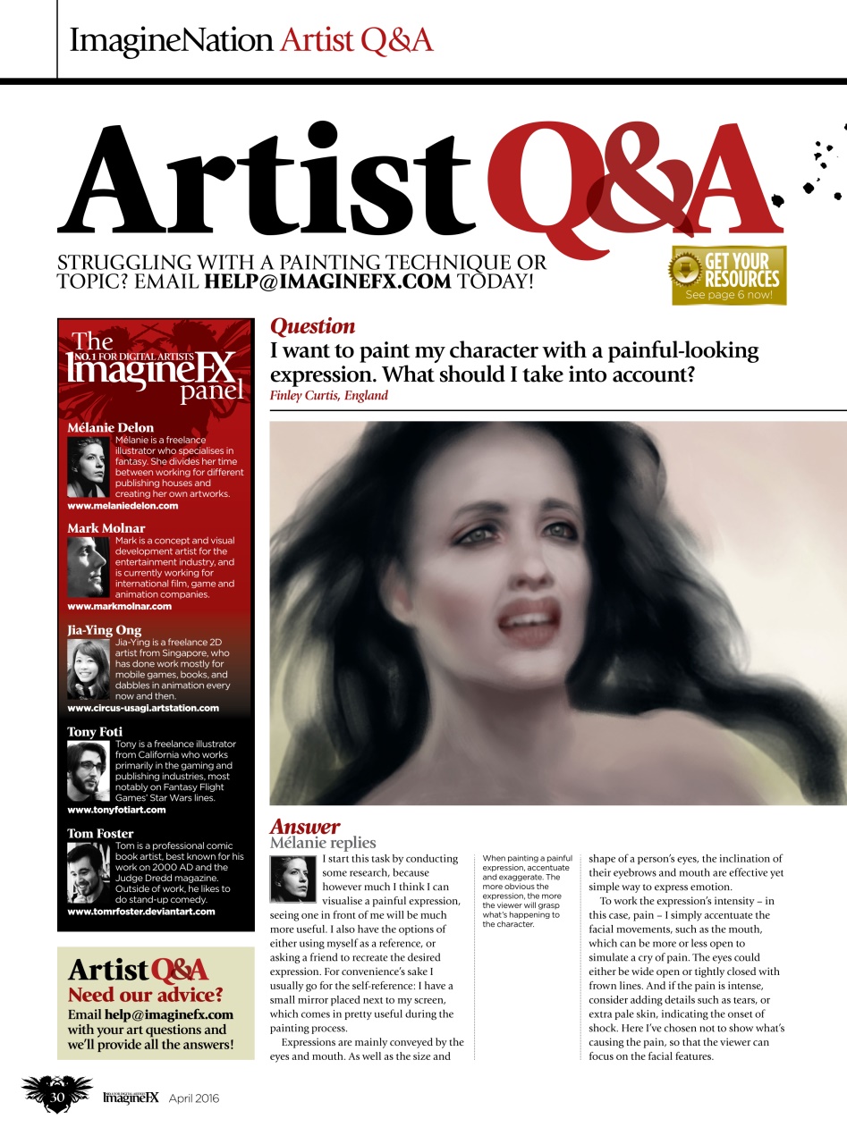 ImagineFX Preview Pages