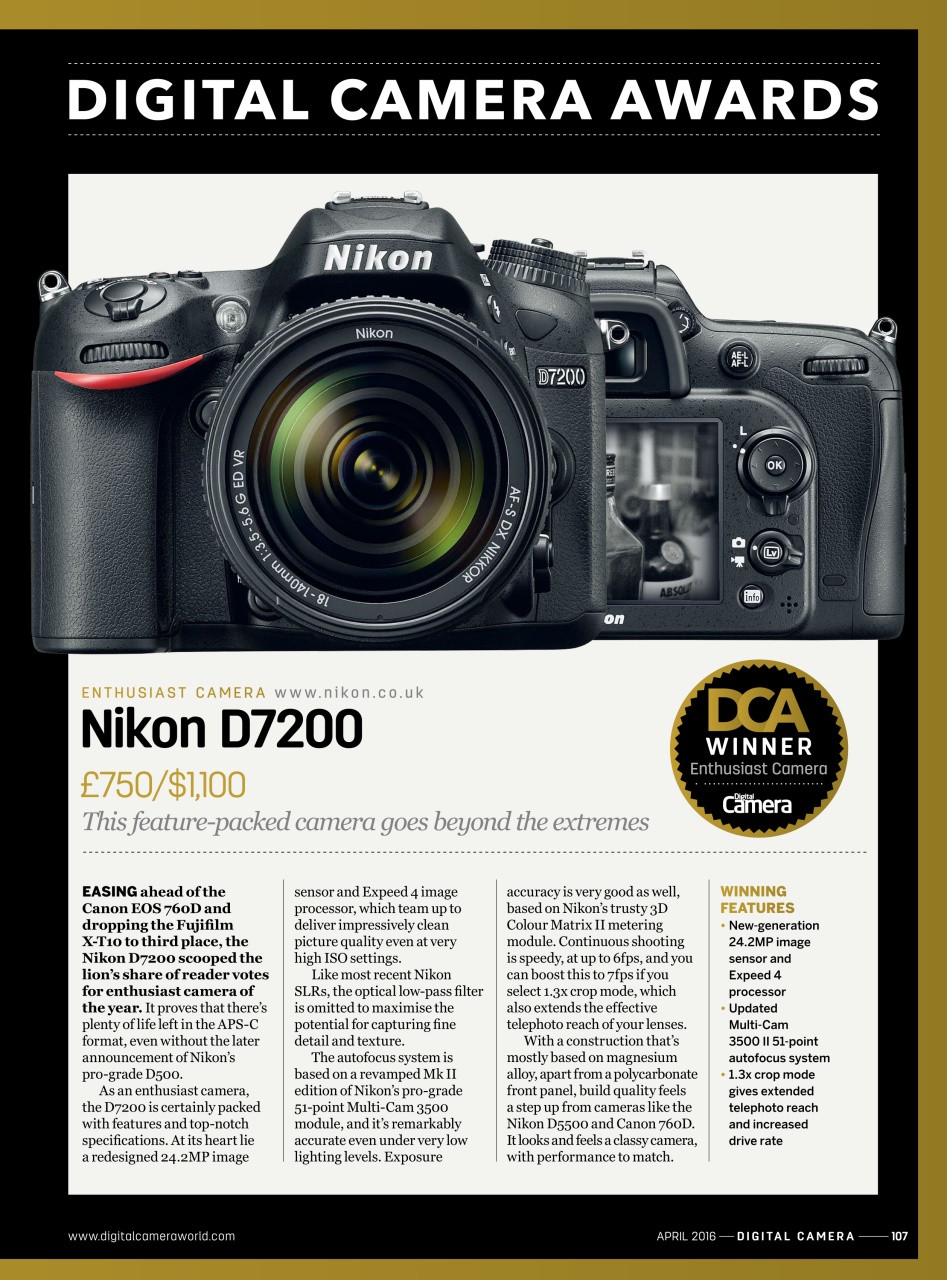 Digital Camera Magazine Preview Pages