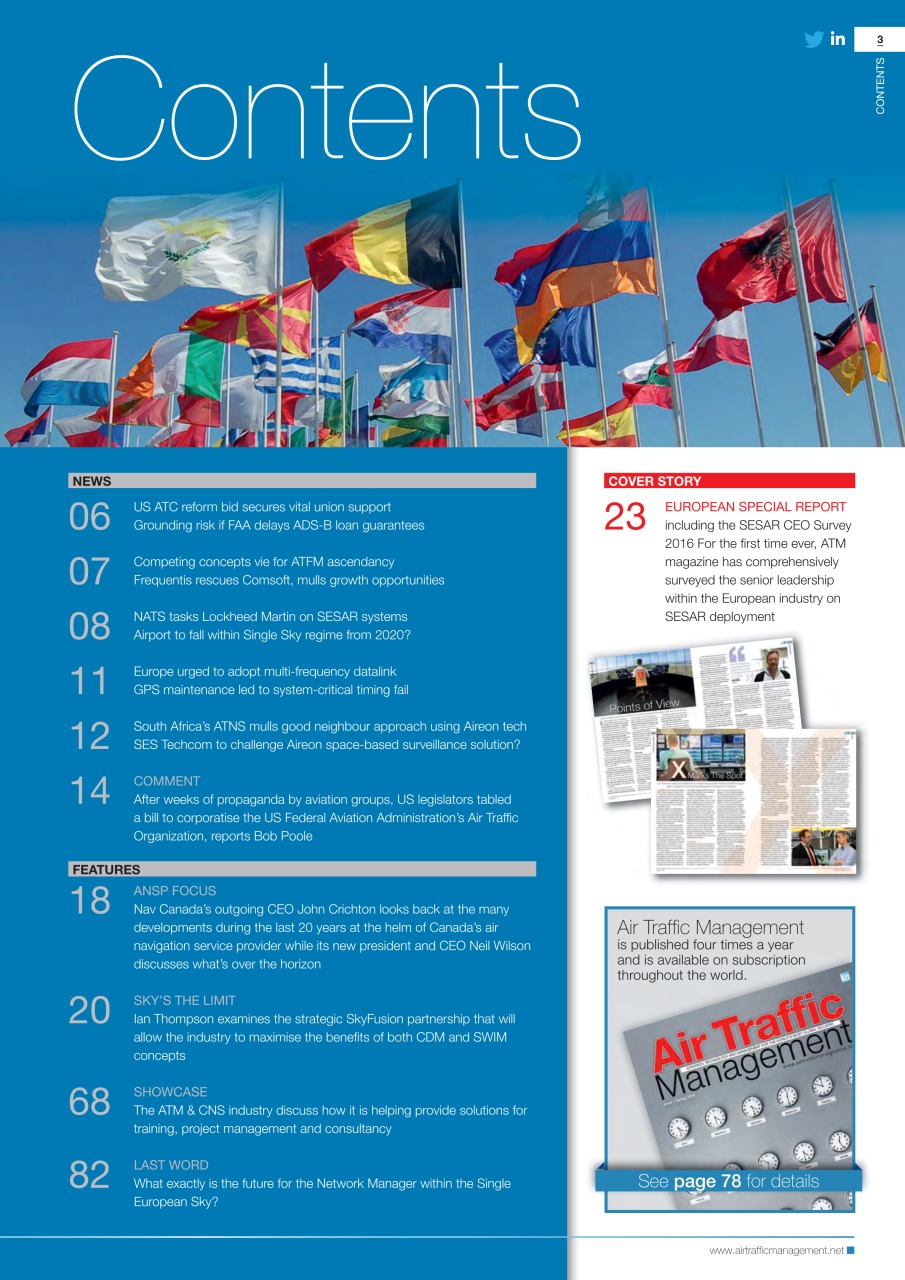 Air Traffic Management Preview Pages