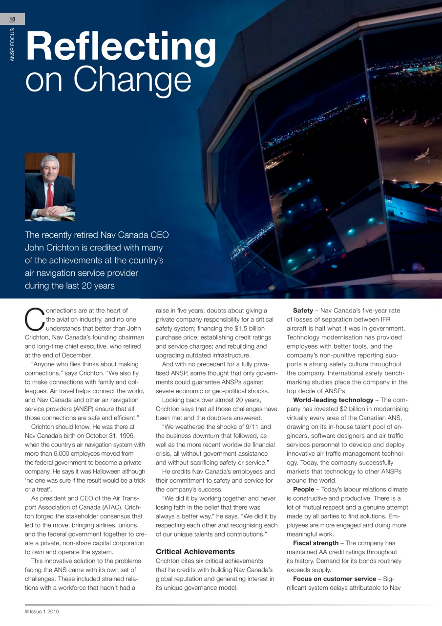 Air Traffic Management Preview Pages