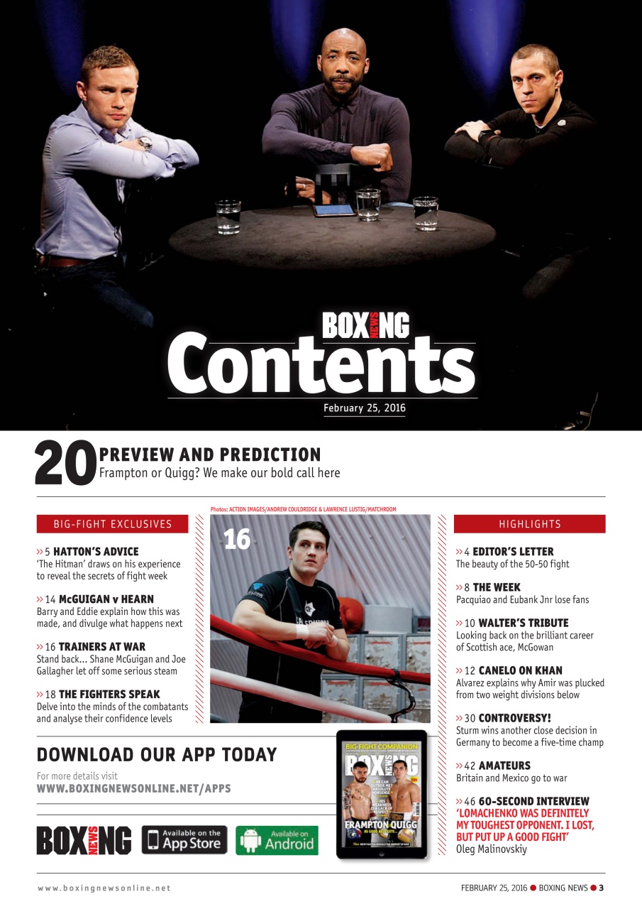 Boxing News Preview Pages