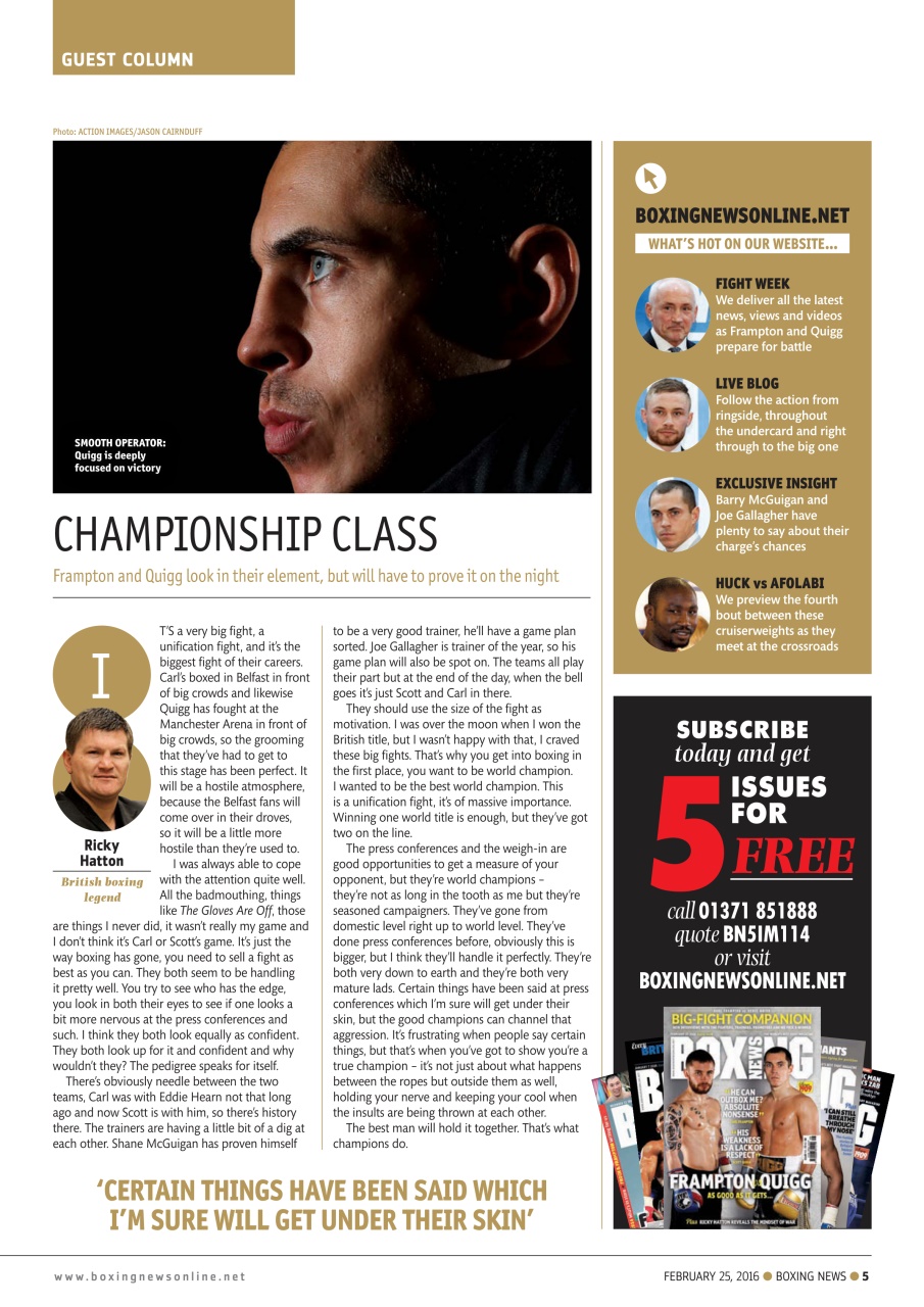 Boxing News Preview Pages