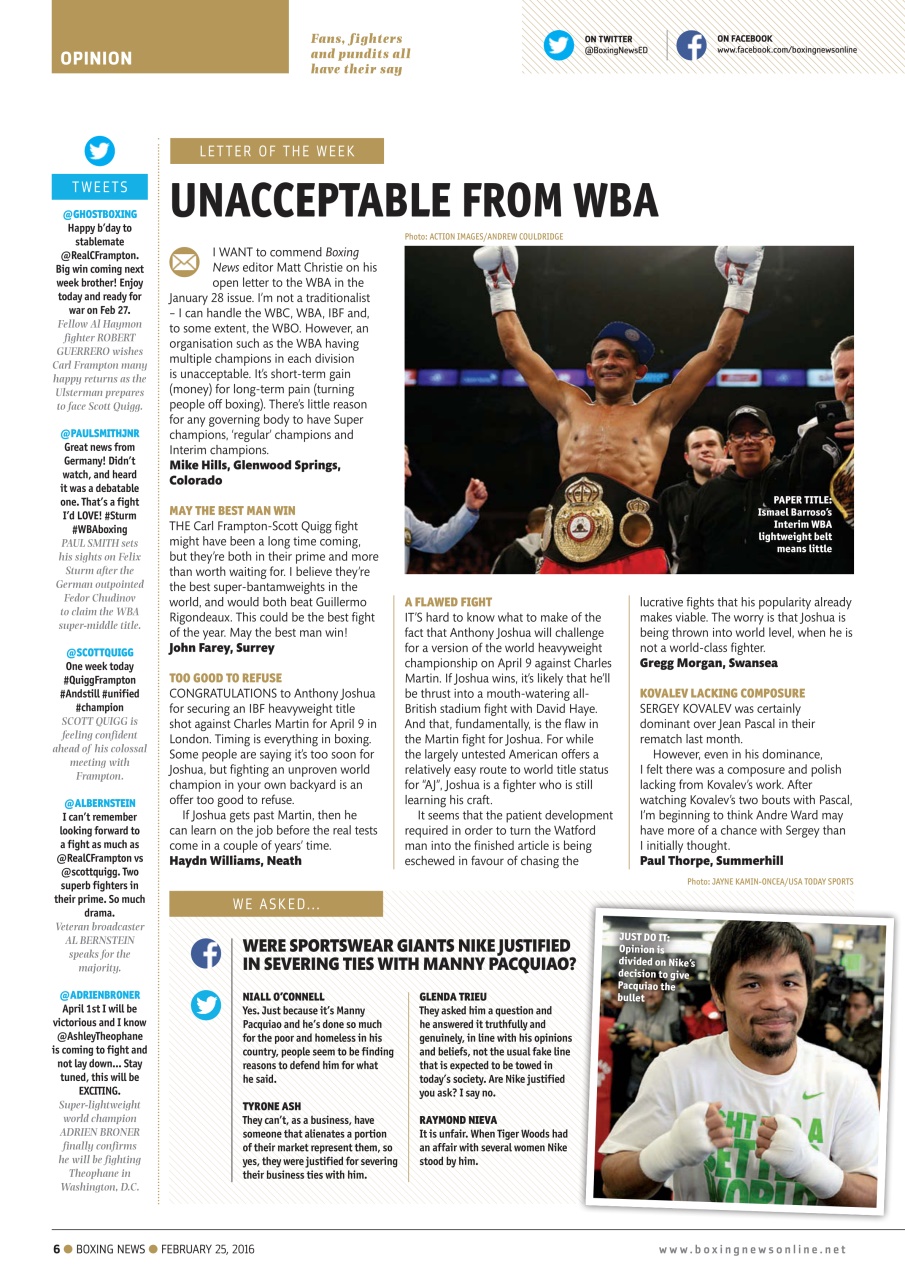 Boxing News Preview Pages