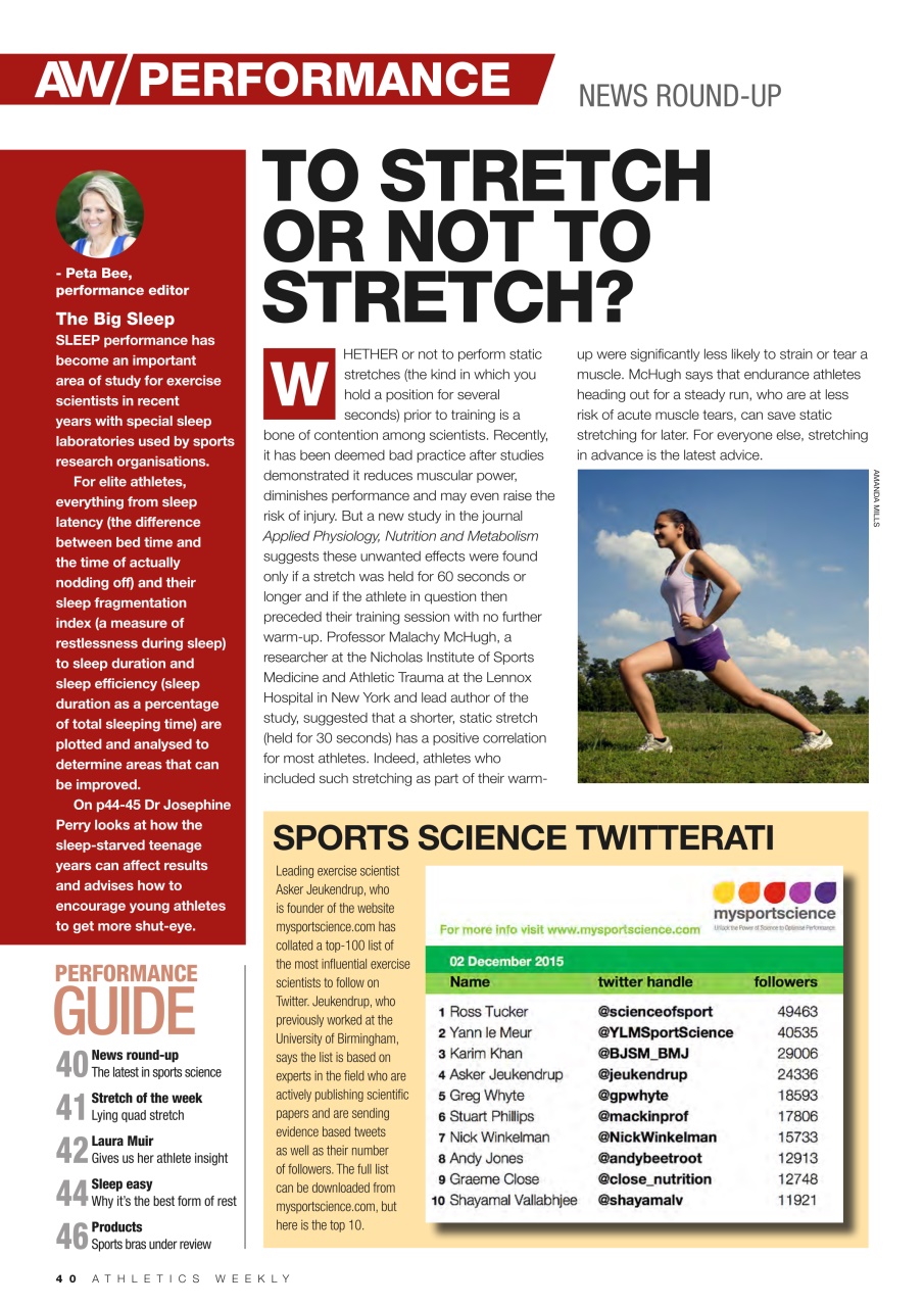 AW – Athletics Weekly Magazine Preview Pages