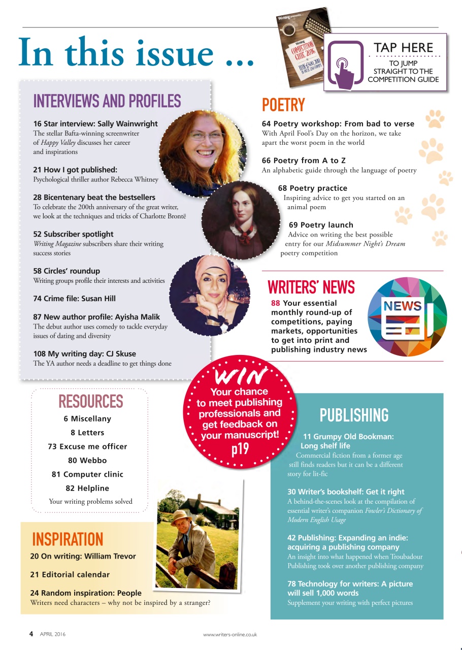 Writing Magazine Preview Pages