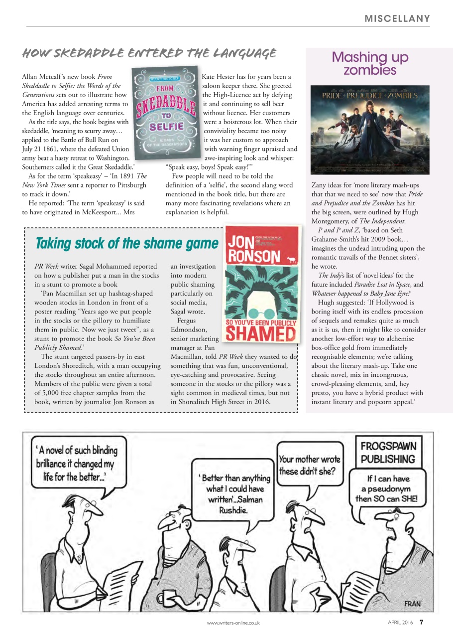 Writing Magazine Preview Pages