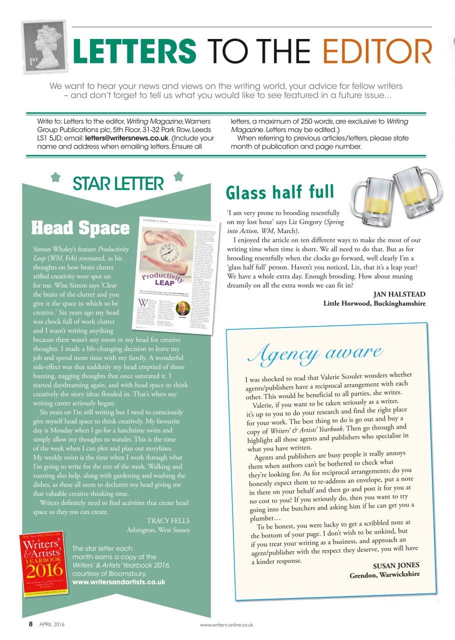 Writing Magazine Preview Pages